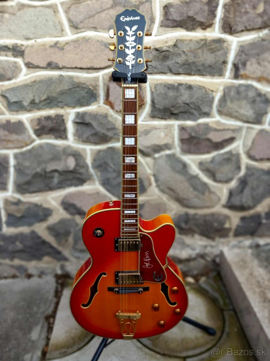 Epiphone Emperor ll Joe Pass Heritage Cherry Sunburst - 6