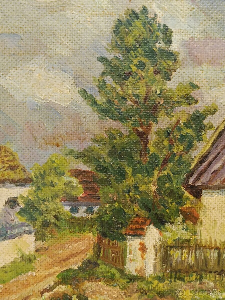 Obraz Šumavská chalupa, olej 31x40 - 6