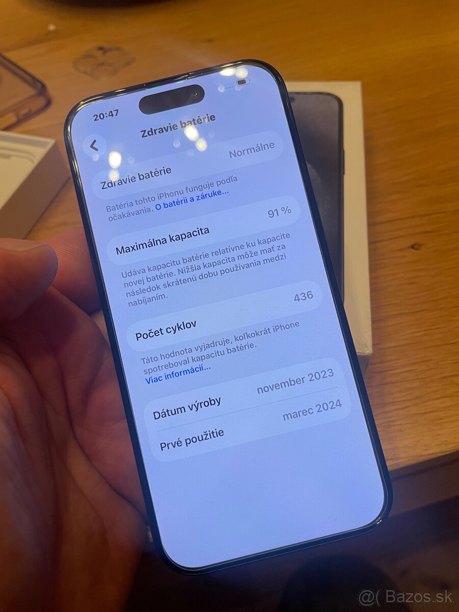 IPHONE 15 PRO BLUE 128GB - 6