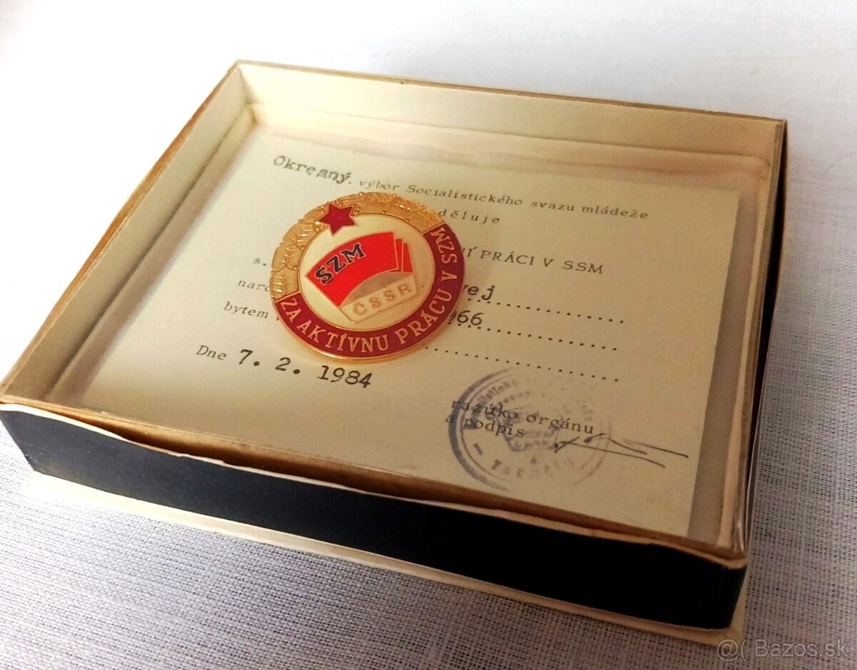 Odznaky z obdobia totality - 6