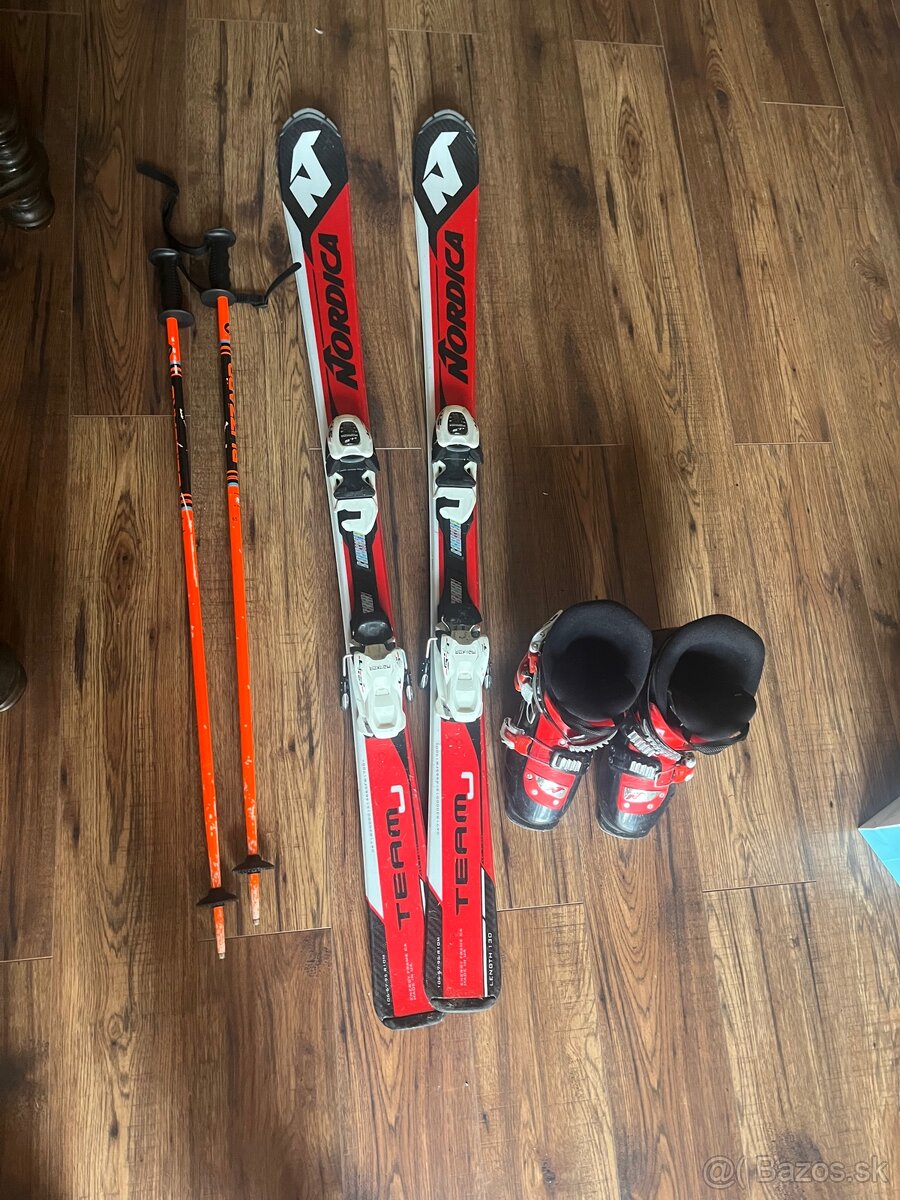Lyže+lyžiarky+prilba+paličky - 6