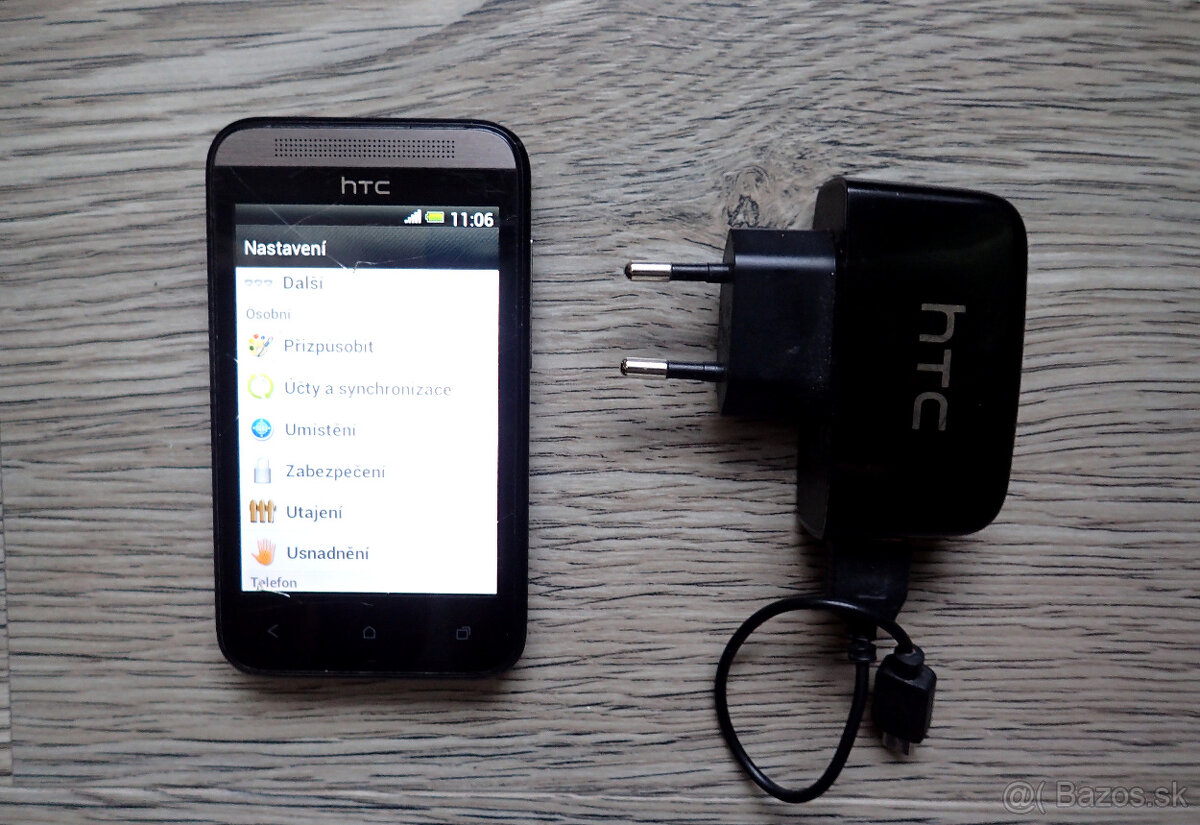 Predám smartfon HTC DESIRE-200 s nabíjačkou - 6