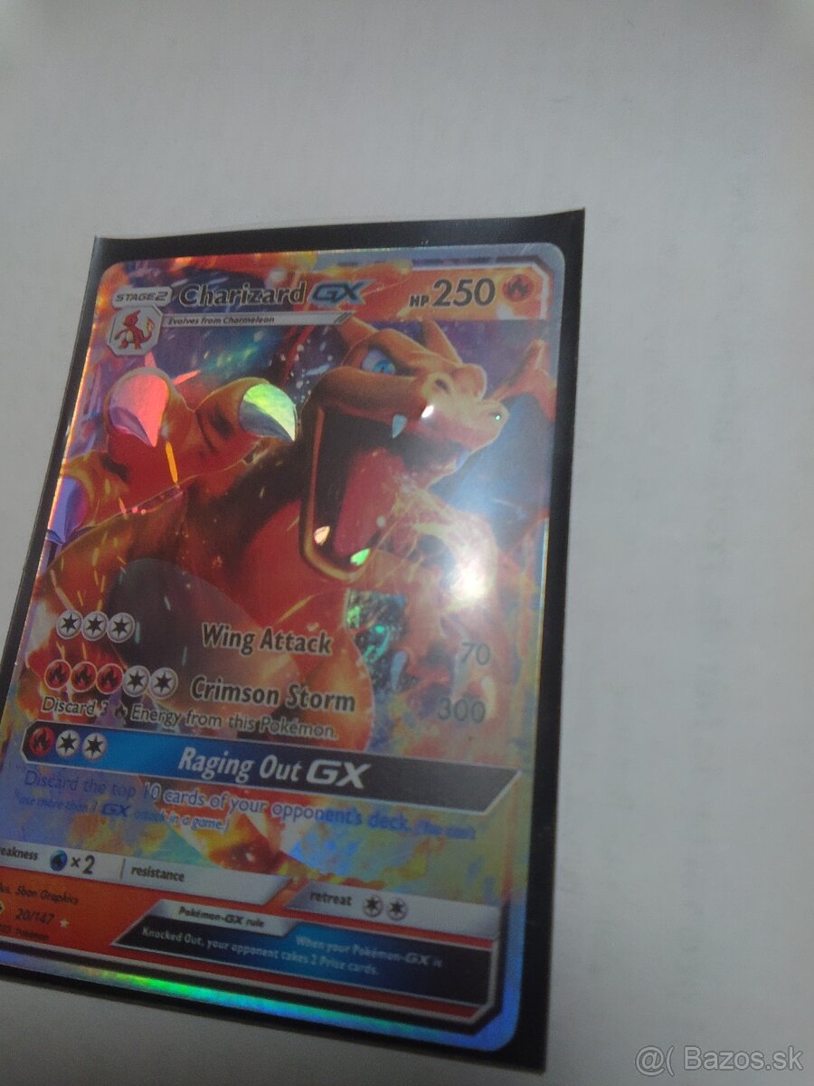 Pkémon karta CHarizardGX - 6