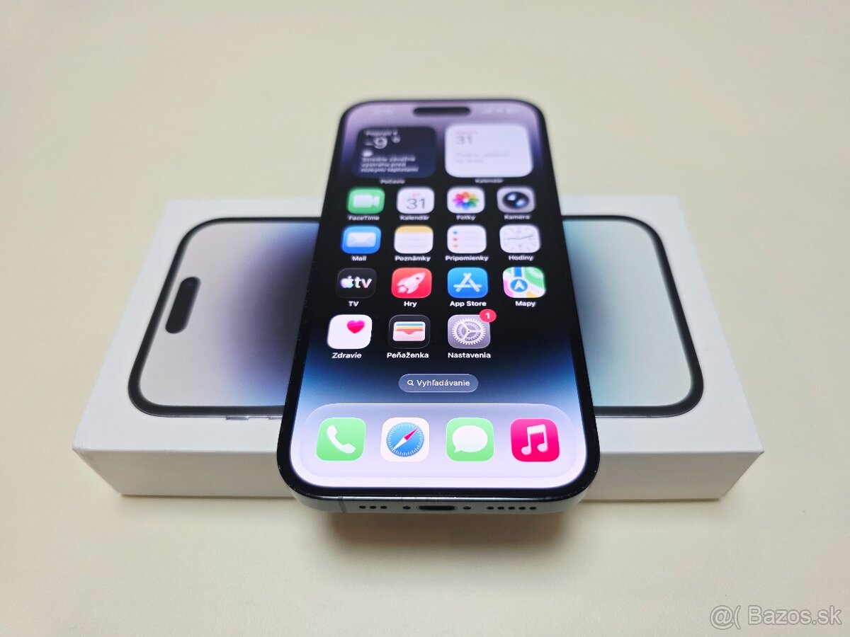 APPLE IPHONE 14 PRO 128GB BLACK,BATERKA 100% - 6