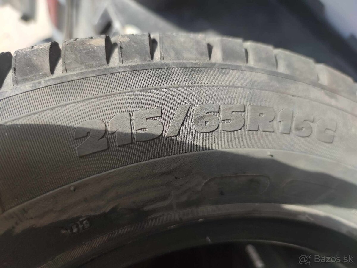2 KS Michelin AGILIS 215/65 r16c dodávkové pneumatiky - 6