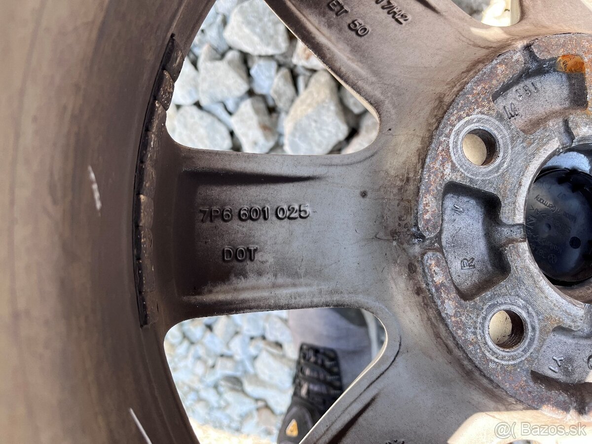 hliníkové disky + zimne pneu VW Touareg 235/65/R17 - 6