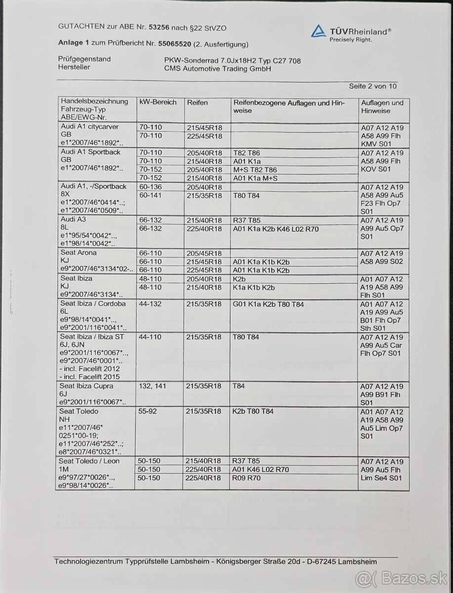 18"ELEKTRONY, ROZTEC 5x100,PNEU 215/45R18 - 6