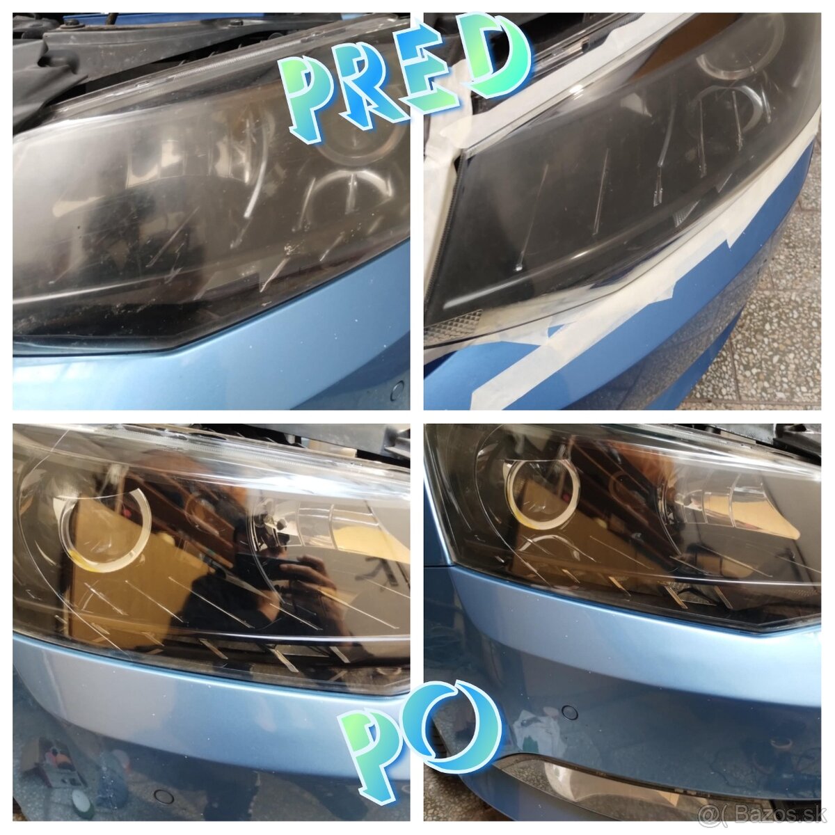 Profesionálne Leštenie,regenerácia svetlometov - 6