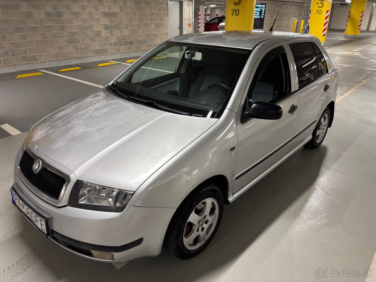 Skoda Fabia 1.4mpi 50kw, r.v.: 2002, 2xkluc - 6