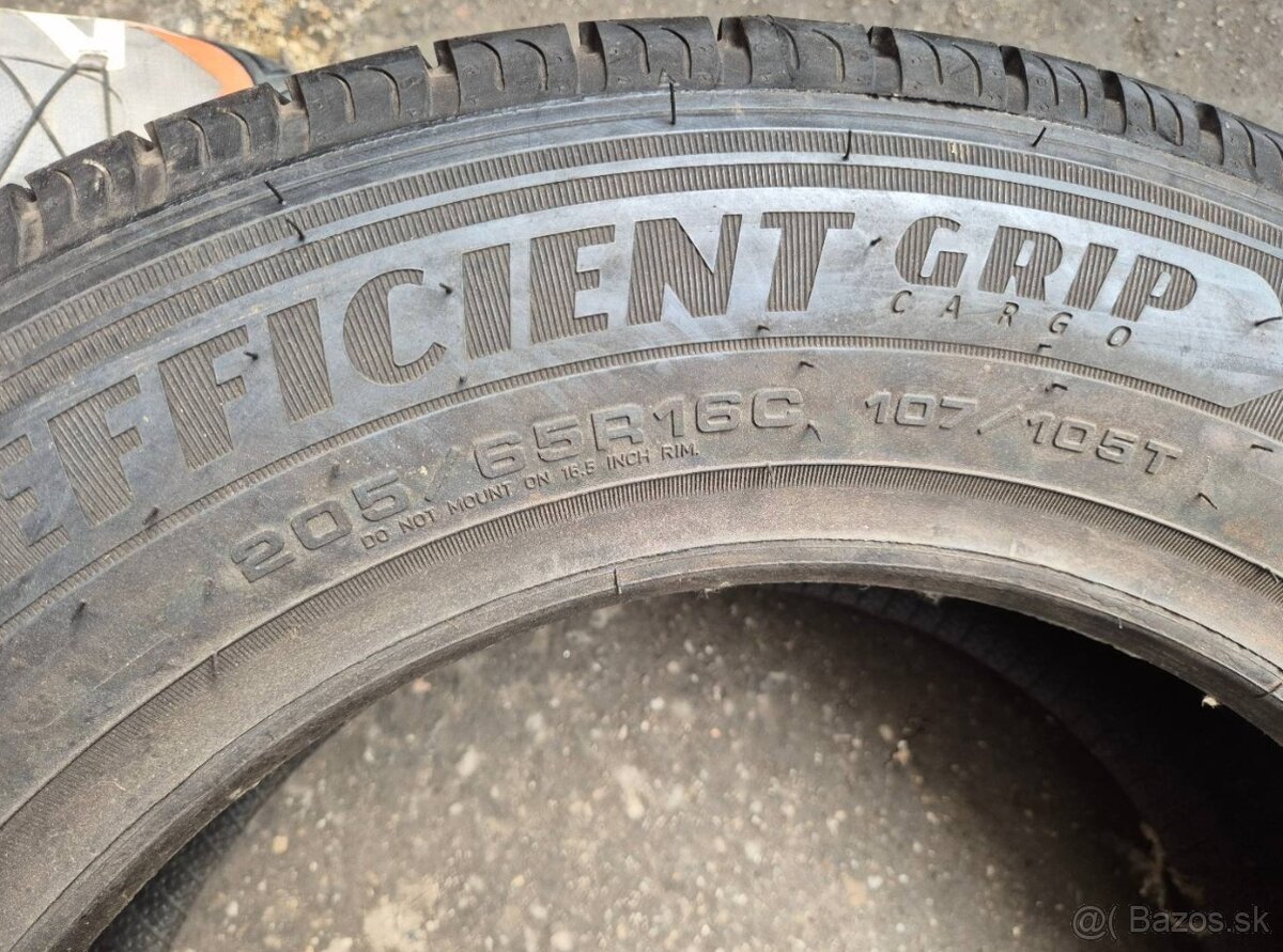 205/65 r16C letné 2 ks GOODYEAR - nejazdené - 6
