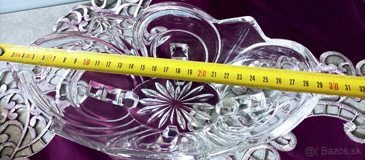 Retro sklo - misy, vázy, popolník - 6