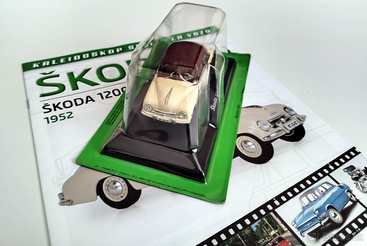 Deagostini Škoda 110R a Škoda 1200 sedan 1:43 - 6