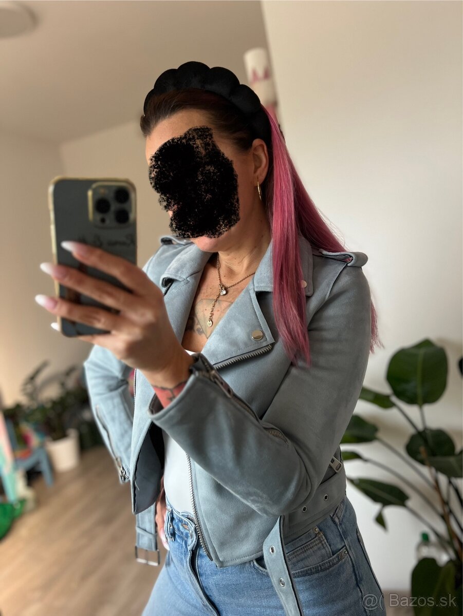 Semišová bunda Zara Basic - 6