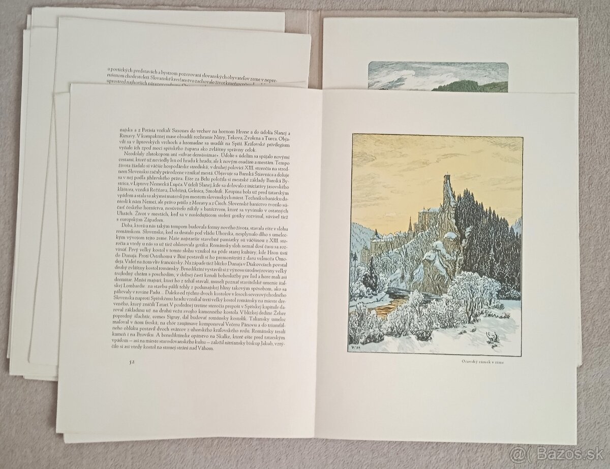 Karel Vik, súbor drevorytov Slovensko 1, 2, 3 - 6