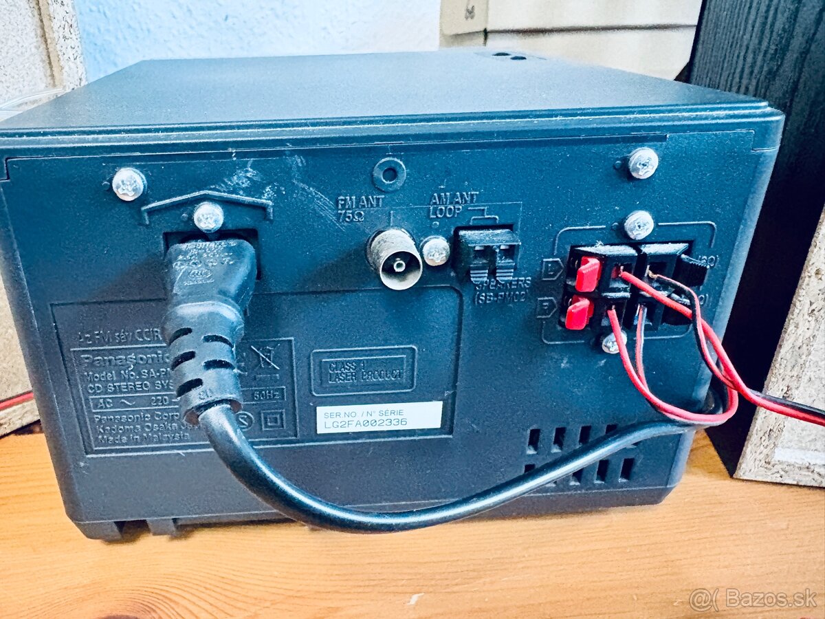 Mikrosystém Panasonic SA-PM04 - 6