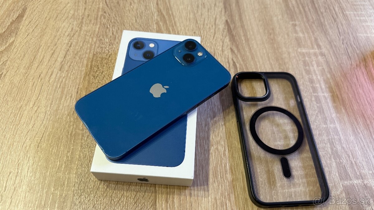 Vymenim iPhone 13 Blue 128gb ako novy - bateria zdravie 99% - 6