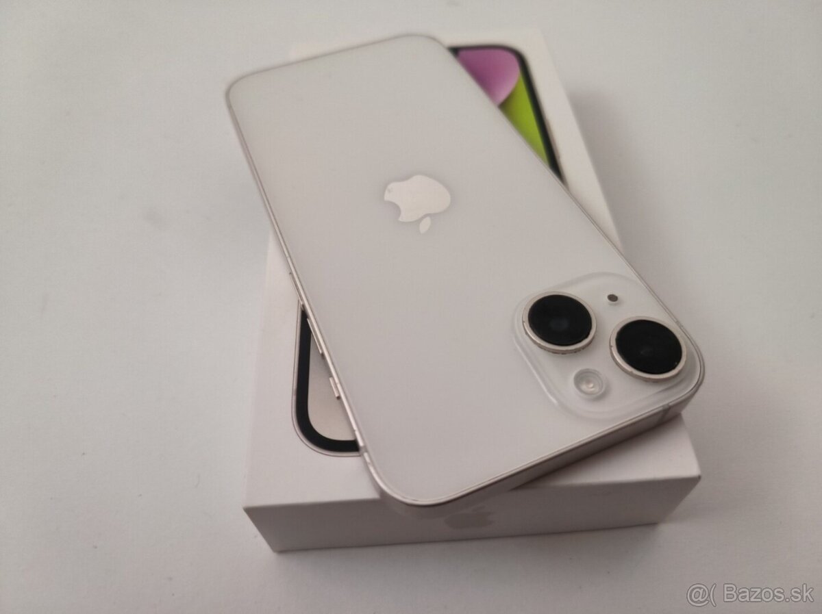 apple iphone 14 128gb Starlight / Batéria 100% - 6