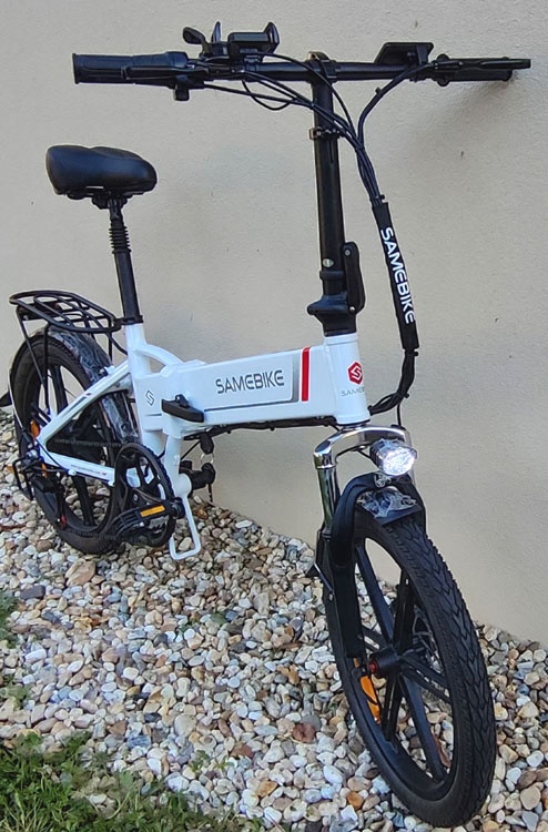 Skladací elektrický bicykel 250W 48V 20 kolesá - 6