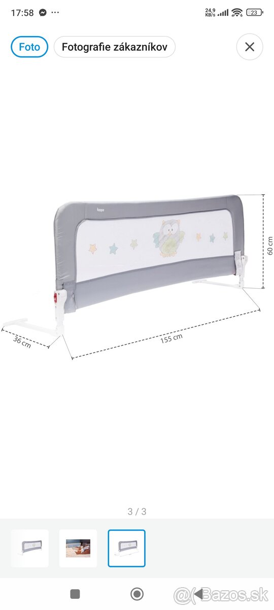Nová ZOPA zábrana na posteľ - 6