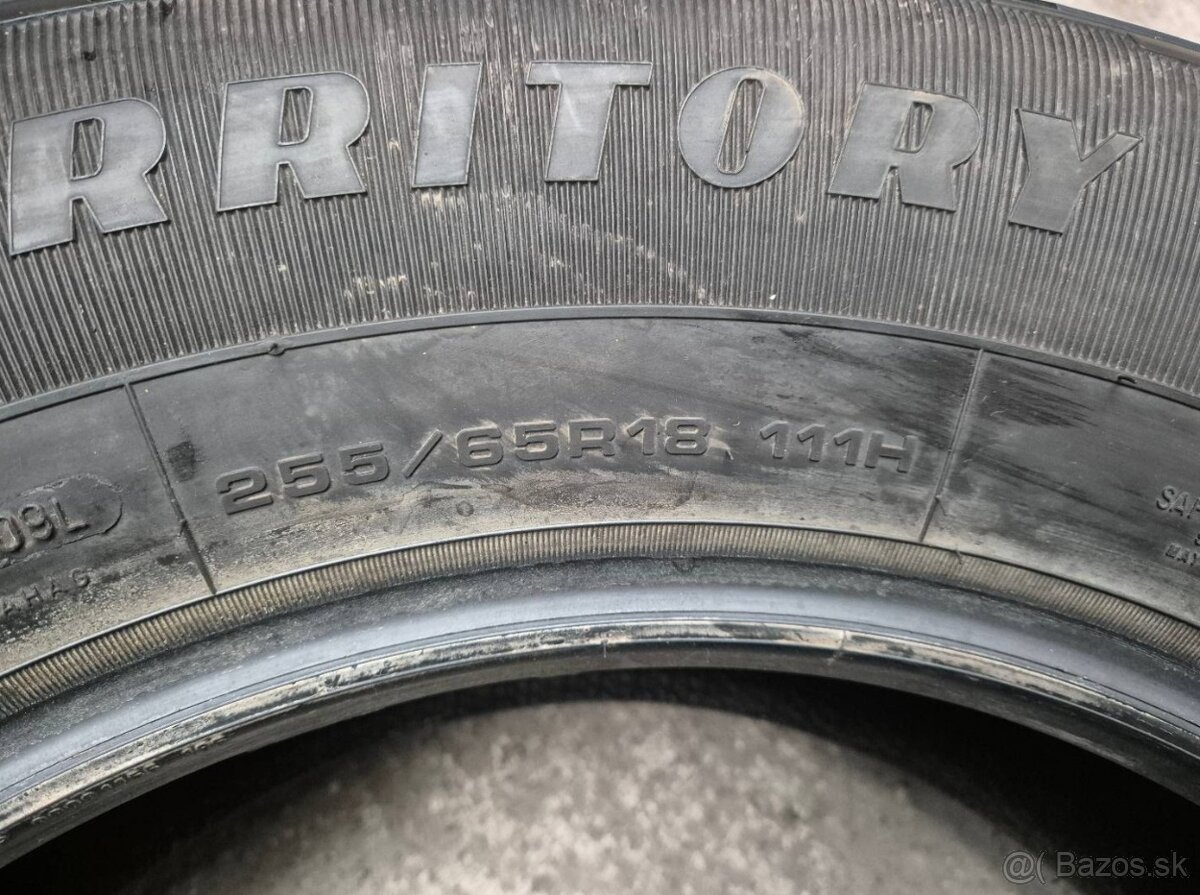 255/65 r18 letné 4 ks GOODYEAR - nejazdené - 6