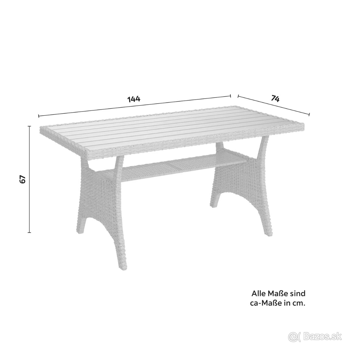 NOVÝ RATANOVÝ ROHOVÝ SET DO ZÁHRADY KOMPLET STOL + TABURETY - 6