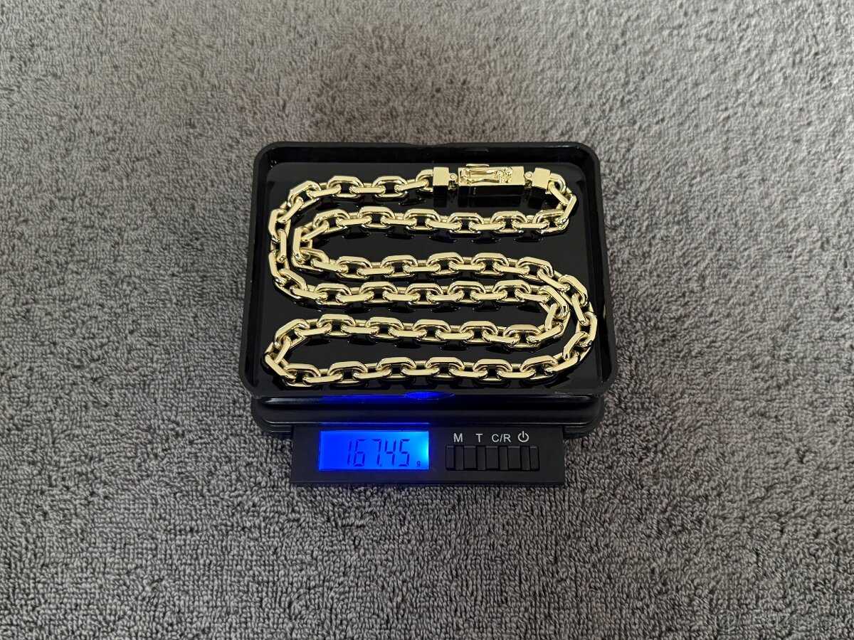 Zlata retiazka anker pilka 14k 585/1000 167g - 6