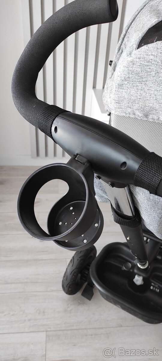 Detská trojkolka Kinderkraft Aveo grey - 6