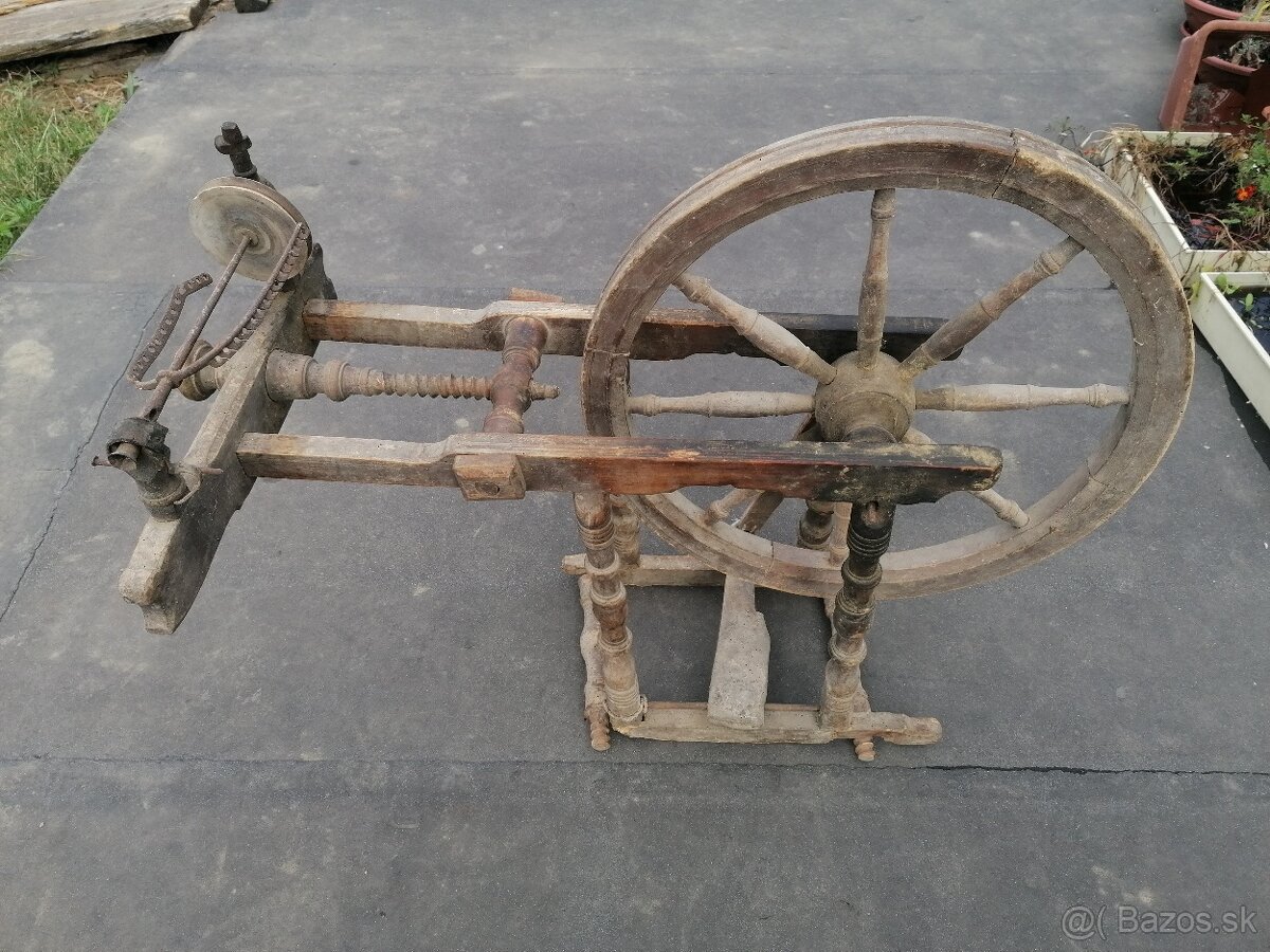 Predám starožitný kolovrátok - 6