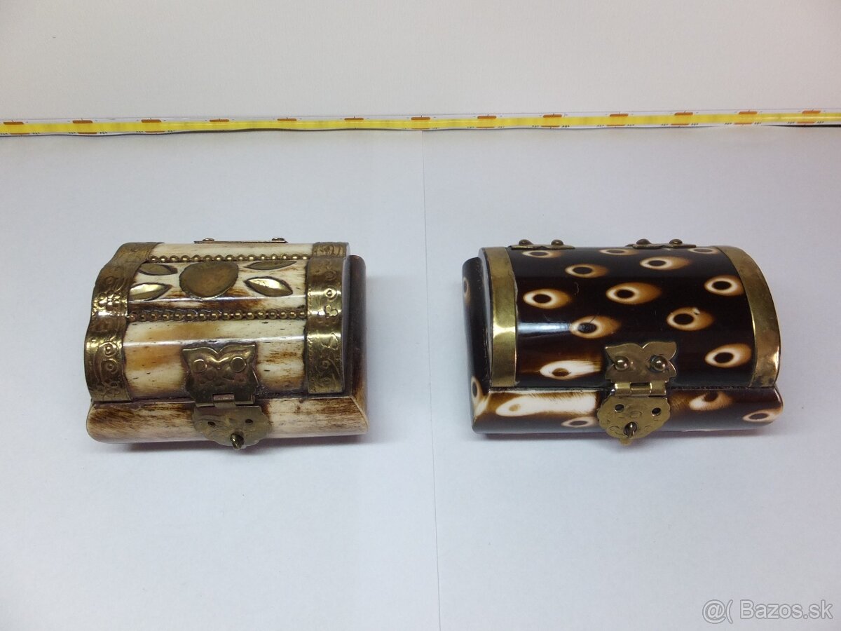 Set, orientální pěkné šperkovnice 5 kusů. - 6