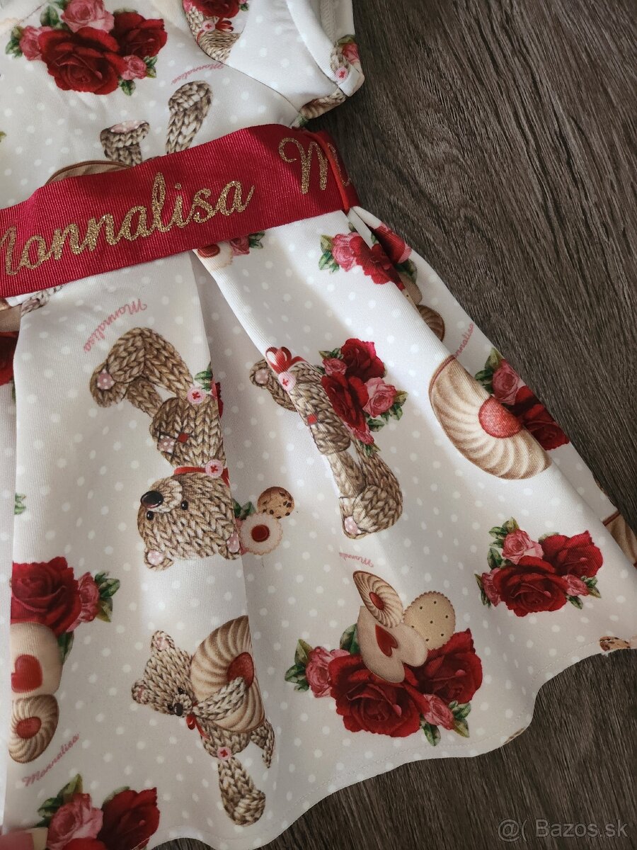 Luxusne šaty Monnalisa 6mes. - 6