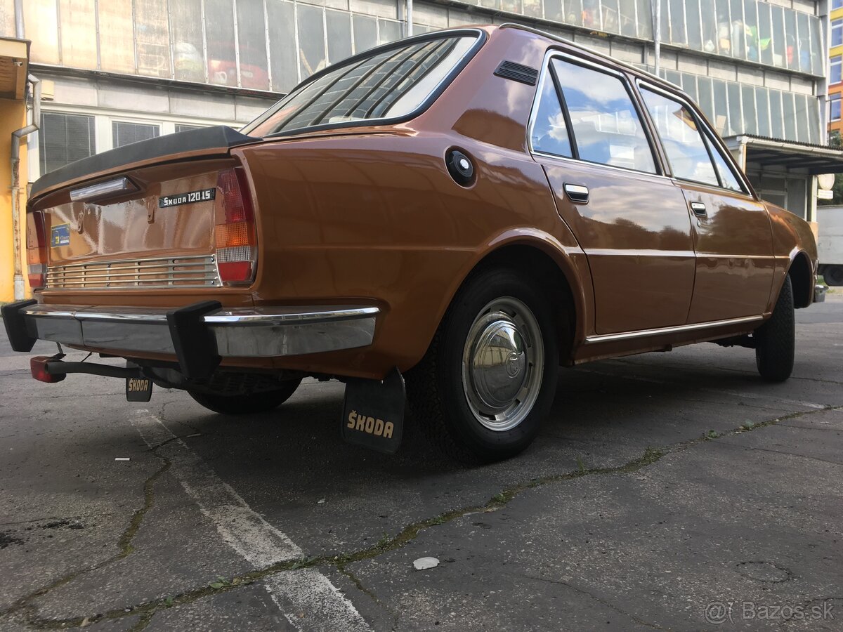 Škoda 120 LS, originál 53 000 km (nevyváraná, nelakovaná) - 6