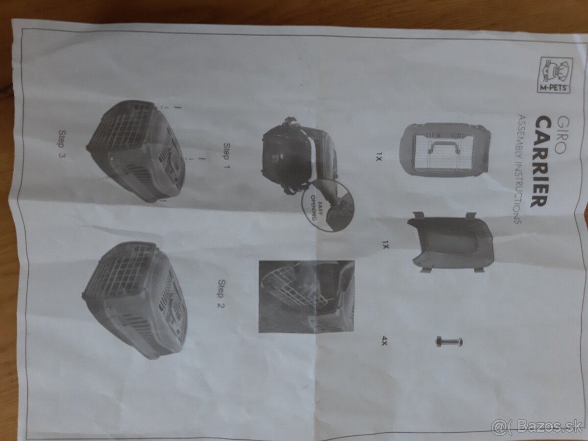 Nosič pre psa, GIRO carrier do 4,5 kg - 6