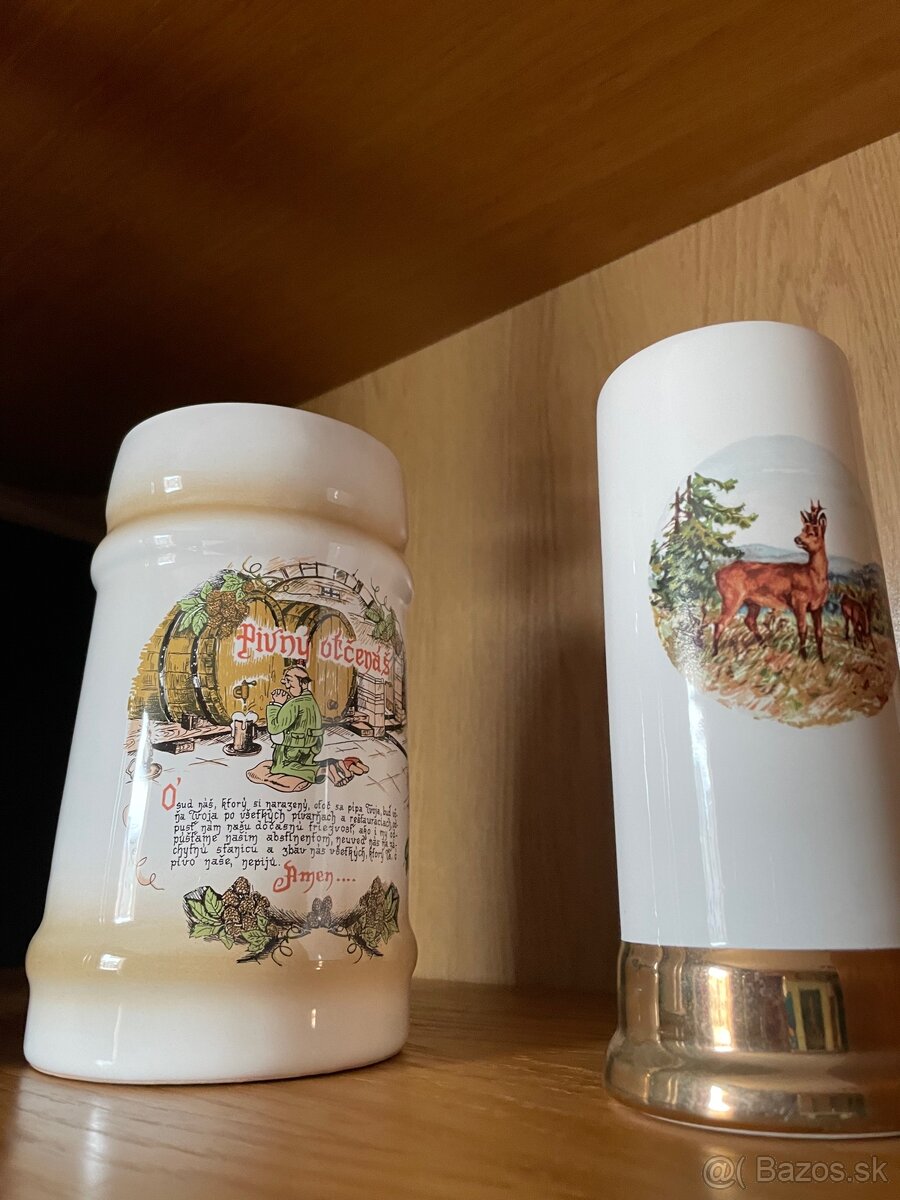 Výhodne predám pivové poháre - 6