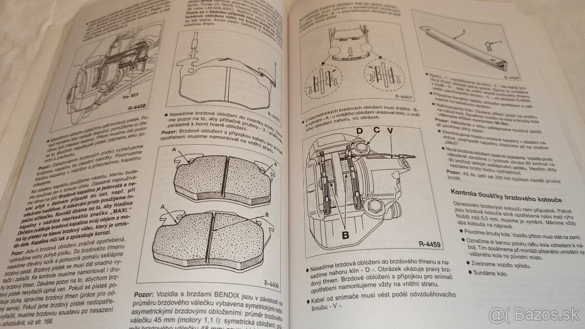 RENAULT Clio 1 - příručka na opravy a údržbu - manuál - 6