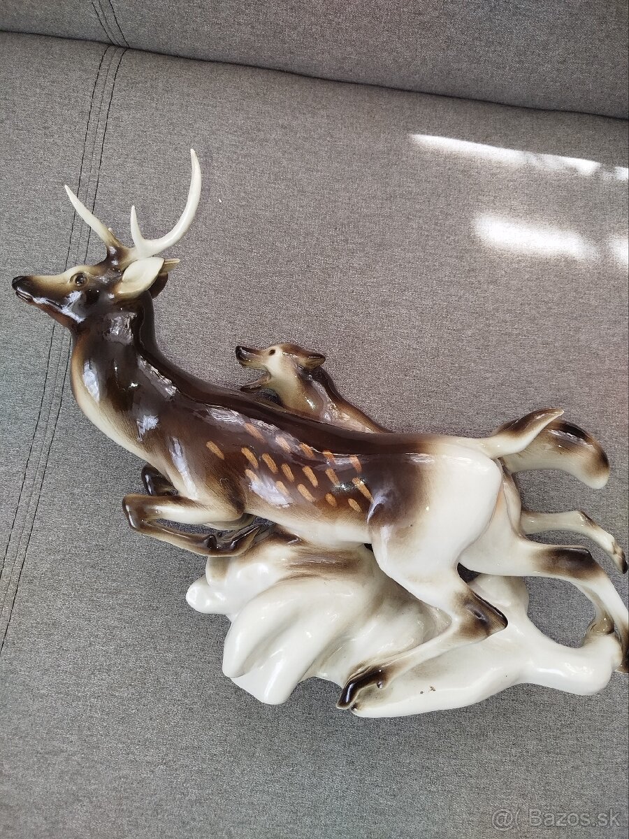 Mix sosiek Royal Dux Jelen,pes - 6