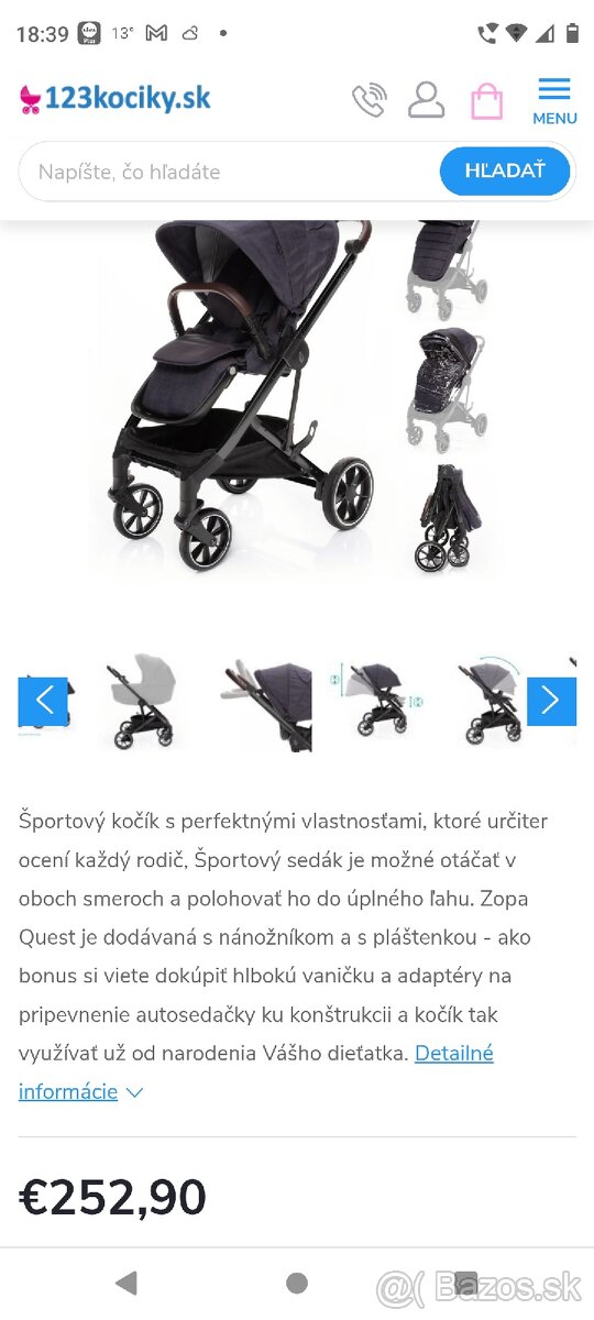 Športový kočík Zopa - 6