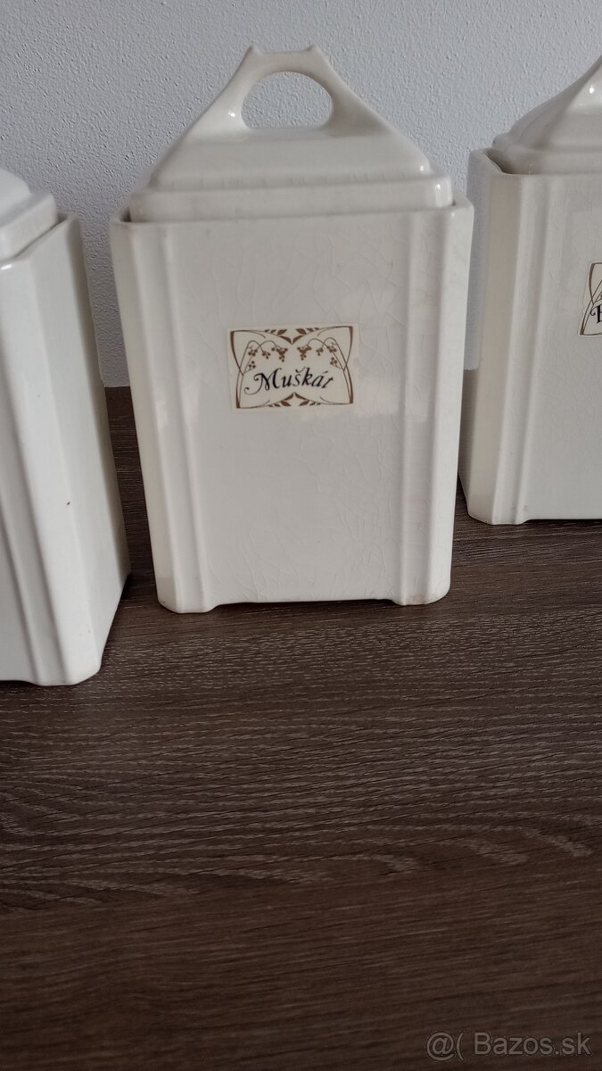 Starožitné dózy koreničky porcelán - 6