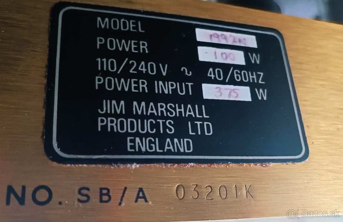Marshall 1978 JMP Superbass - 6