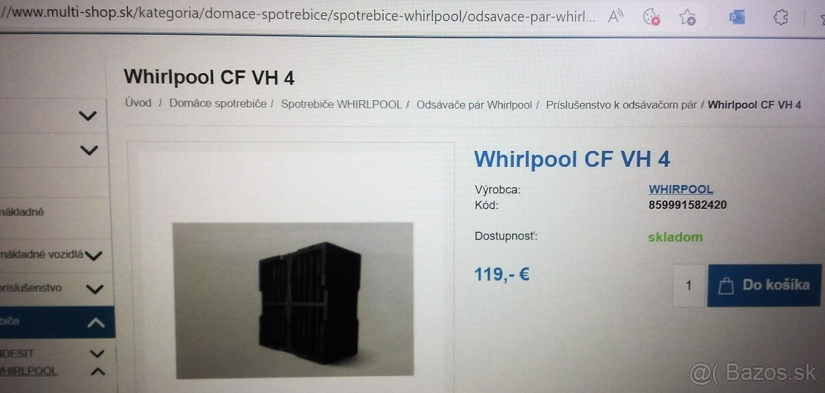 Uhlíkove filtre Whirlpool - 6