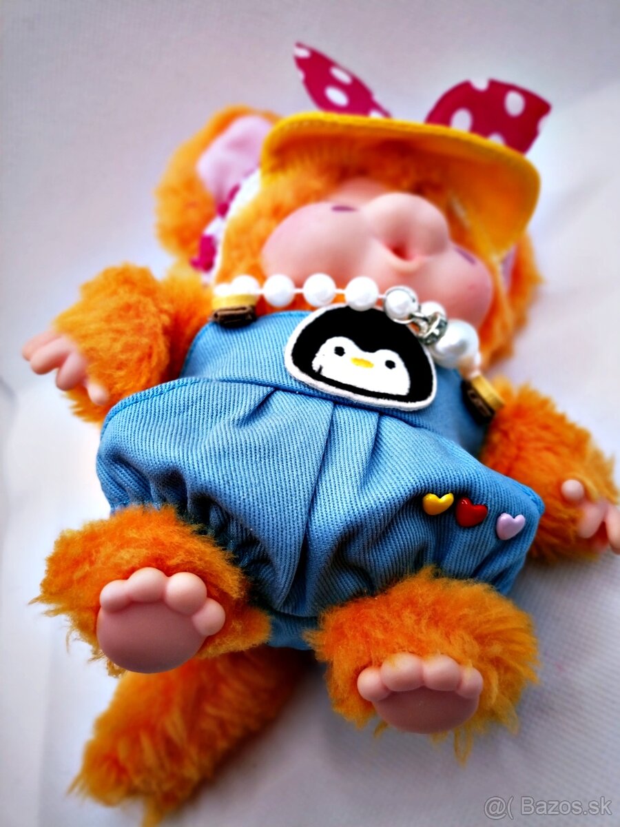 💖Mončičák monchhichi vzácné Nyamy kotě FUCHSINKA - 6