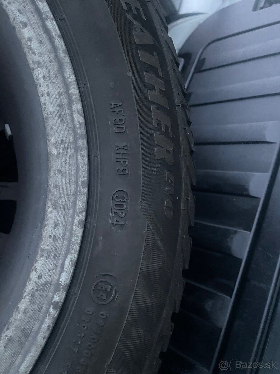Kolesá 5x100 s celoroč. pneu 185/60 R15 zo Škoda - 6