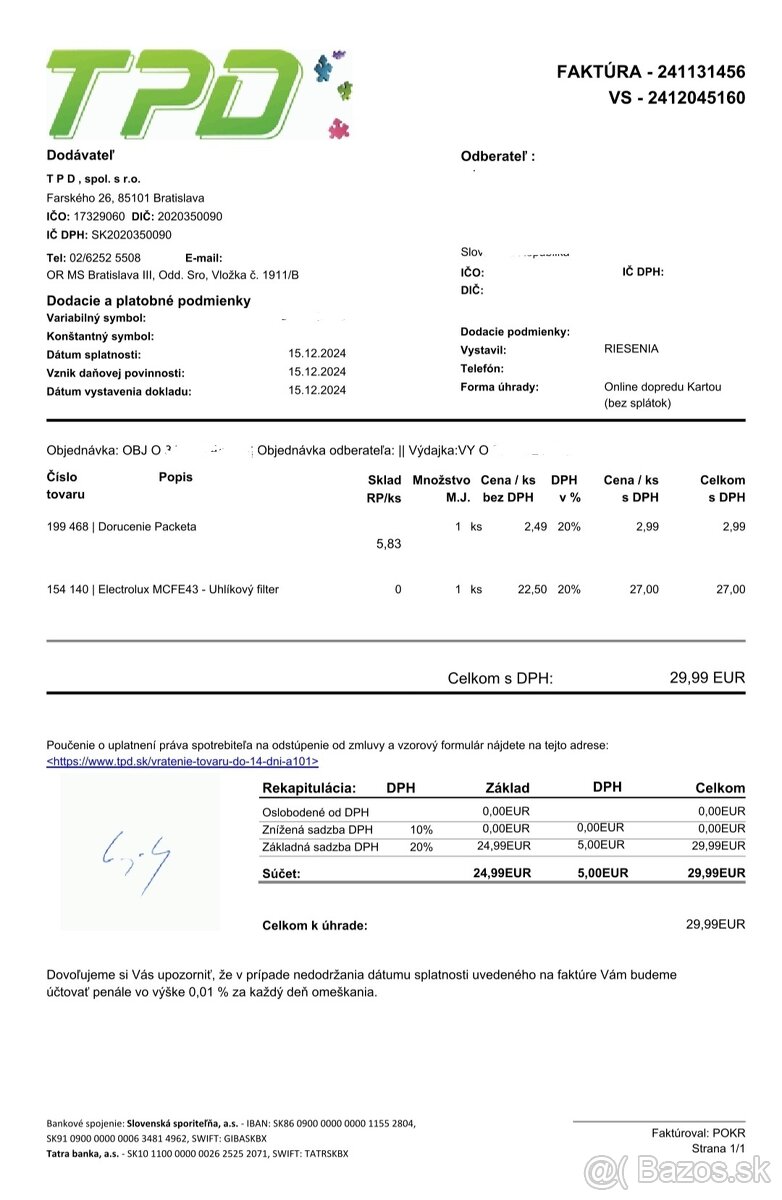 Uhlíkový filter k odsávaču - MCFE43 - 6