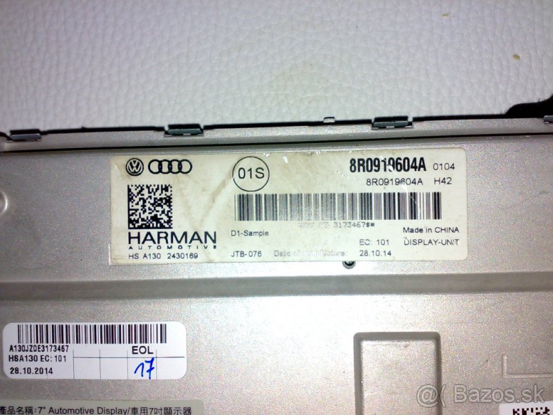 Audi A4,A6 4G MMI Navigace. - 6