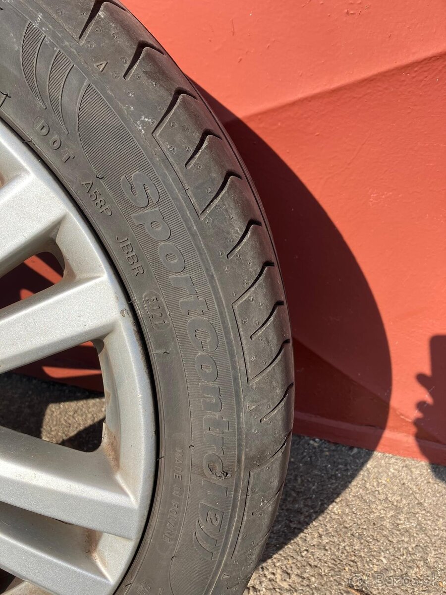 Sada 4 alu kolesa + 4 pneu letné - 6