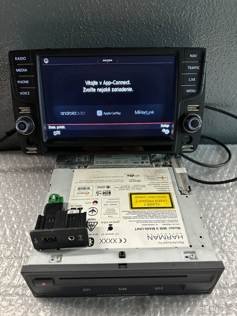 vw radio navigacia smartlink mib 2 - 6