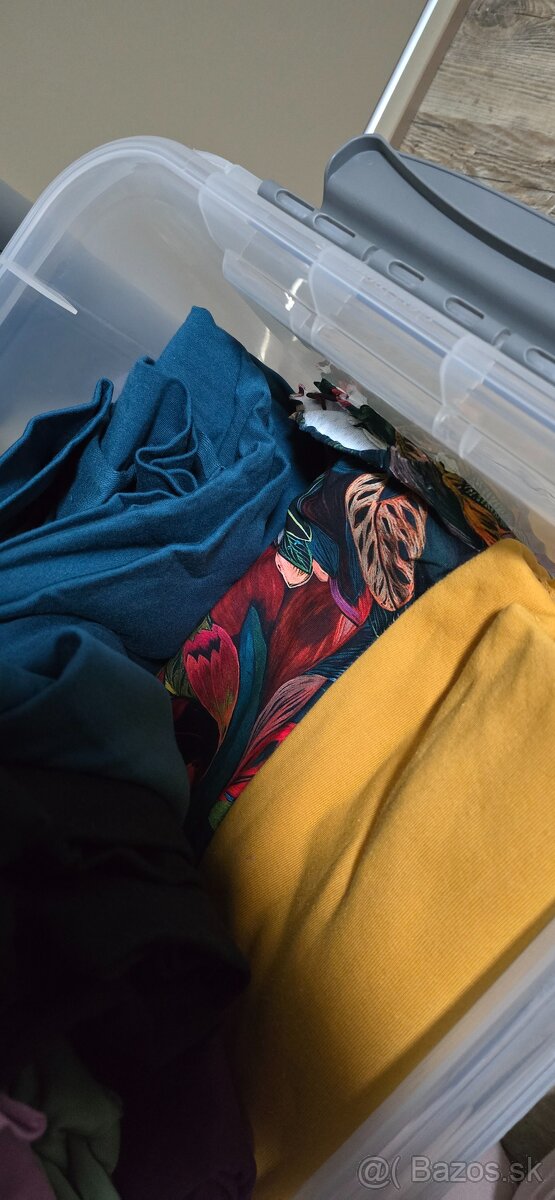 Látky - metráž cely balik spolu - 6