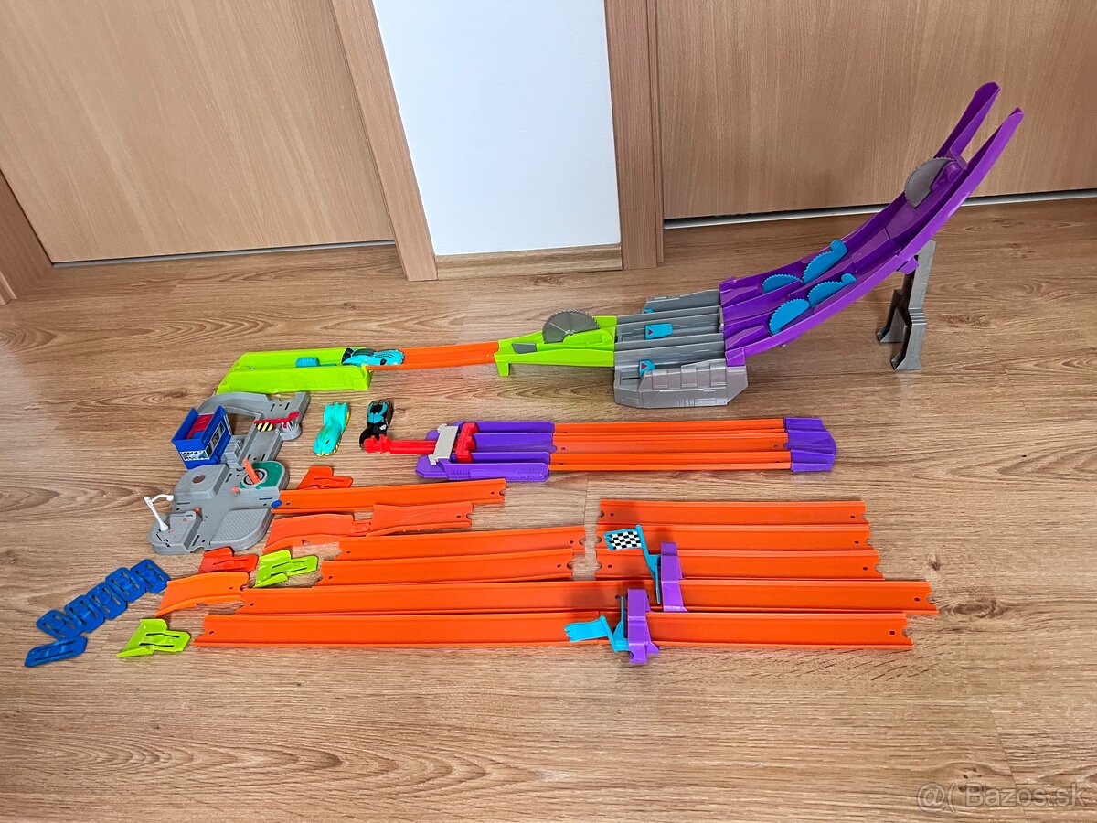 Hot Wheels split speeders dráha + príslušenstvo - 6
