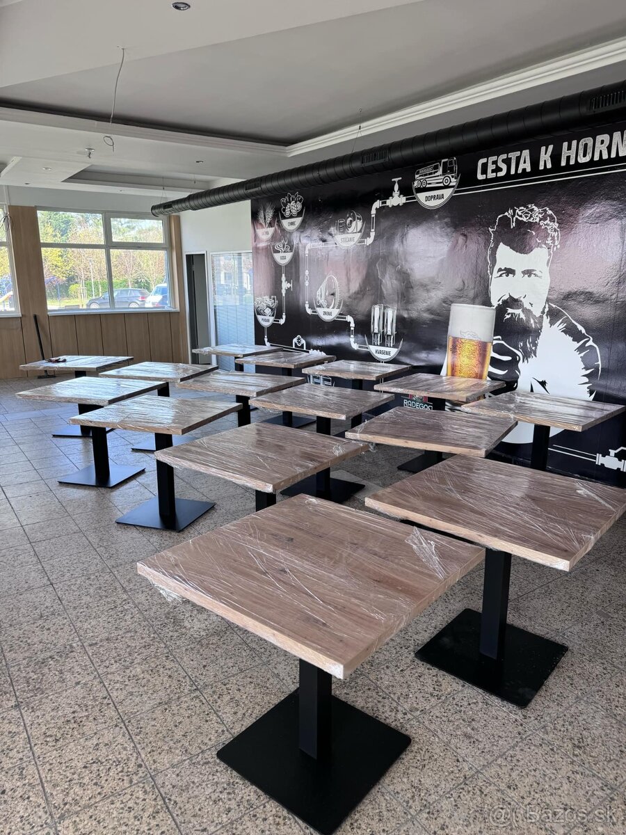 Predám kaviarenské stoly do barov , kaviarní - Všetko NOVE - 6