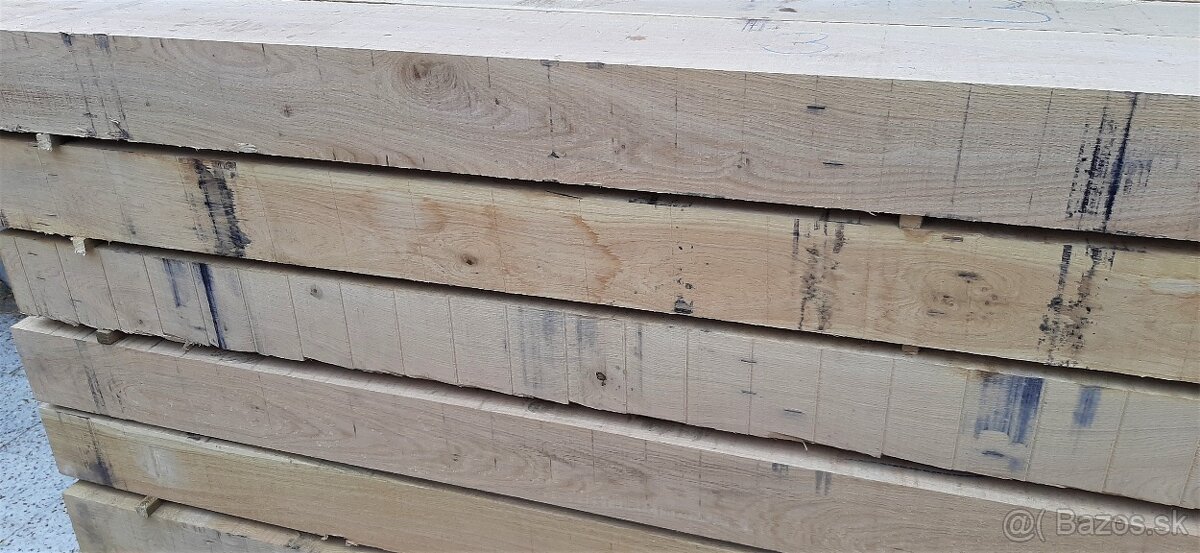 dubové fošne, hranoly a podvaly - 6