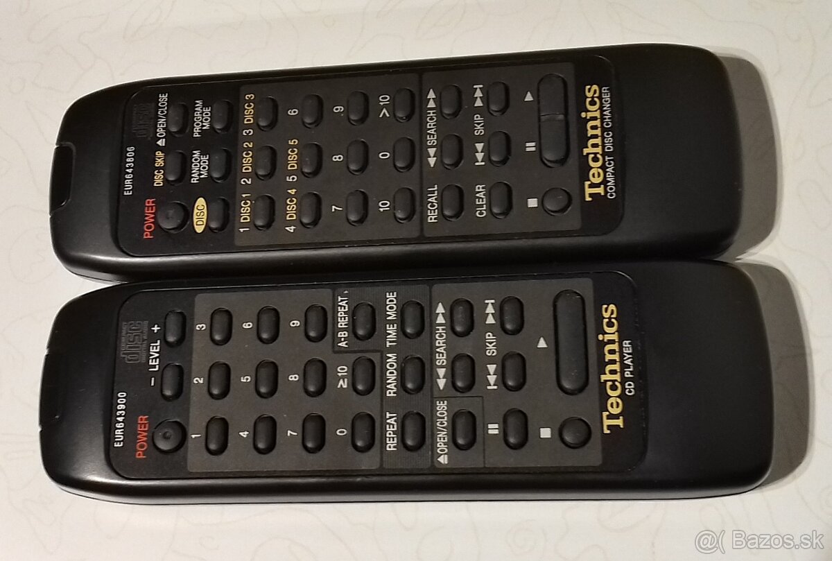 Seria 4x 5-diskovy CD prehravac TECHNICS prevodnik MASH= Cd7 - 6